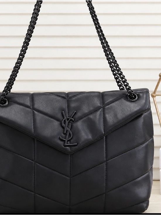 Handbags - Saint Laurent Black Quilted Shoulder Bag